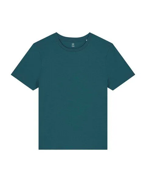 YTWOO YTWOO Bio Damen T-Shirt, enganliegend aus Bio-Baumwolle, Türkis, – Produktbild 4 von 4