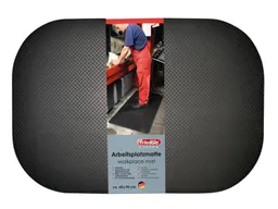 Friedola Friedola Bodenschutzmatte Friedola Arbeitsplatzmatte grau 10mm Bodenmatte 60x90cm Werkbank Gummi – Produktbild 1 von 1