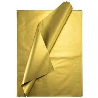 Fines Papeterie Fines Papeterie 50 Bögen Seidenpapier * in vielen Farben * zum Verpacken, Basteln, Einwickeln, Gold, – Produktbild 1 von 1