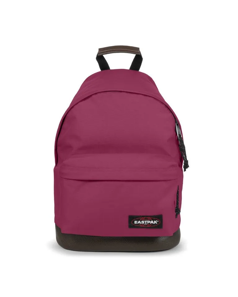 Eastpak Eastpak Freizeitrucksack WYOMING, Schulrucksack, City Daypack mit verstärktem Boden aus Leder, Rot, – Produktbild 1 von 3
