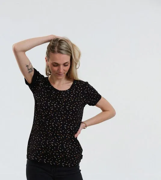 Gary Mash GARY MASH Shirt Taylor Dots aus LENZING ECOVERO Mix, Schwarz, – Produktbild 2 von 4
