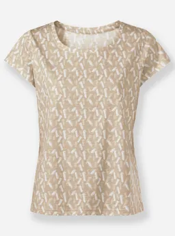 Witt Rundhalsshirt beige-ecru-bedruckt – Produktbild 1 von 1
