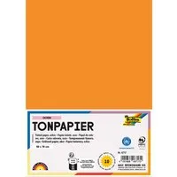 folia folia Tonpapier, 130 g/m², 50 x 70 cm, 10 Bogen, ocker – Produktbild 1 von 1