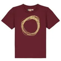 watabout kids watabout.kids T-Shirt Kinder Kreis, Burgundy, – Produktbild 1 von 1