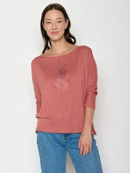 GreenBomb GREENBOMB Bloom Classic Simper - Gemütliches Longsleeve aus Viskose (LENZING ECOVERO) Mix / hochwertiger Print / Fair & Vegan – Produktbild 1 von 1