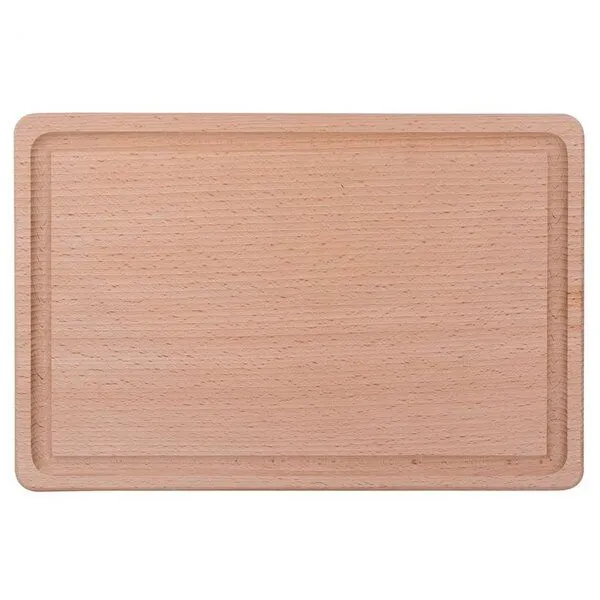 Biodora Biodora Bio-Schneidbrett – 30 x 20 cm – Zertifiziertes Buchenholz mit Saftrinne – Unverleimt – Nachhaltig & Robust – Hergestellt in Österreich – Produktbild 1 von 3