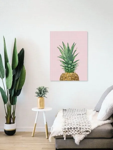 Photocircle Photocircle Poster / Leinwandbild - Pineapple Pink – Produktbild 4 von 4