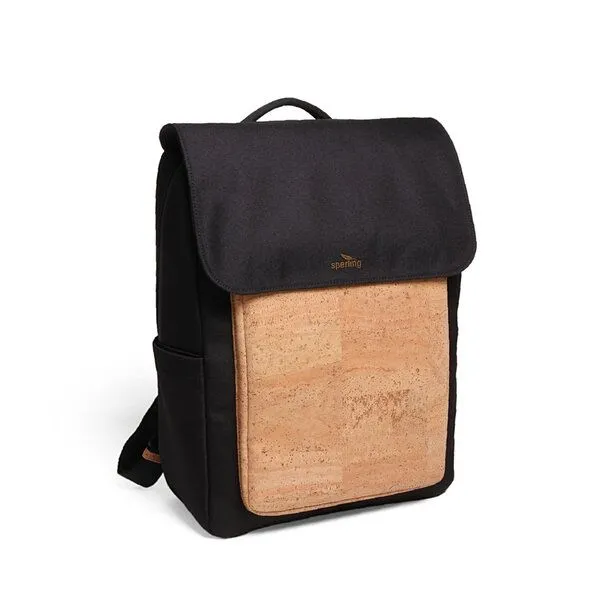 Sperling Sperling "Ready" 2-in-1 Rucksack mit Flap, Raven cream (schwarz), – Produktbild 1 von 4