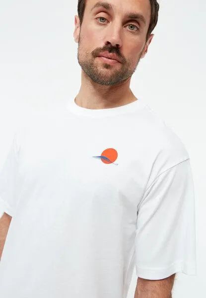 Givn Berlin Givn Berlin T-Shirt GBLASSE (SUNSET) aus Bio-Baumwolle mit Print - White, White, – Produktbild 4 von 4