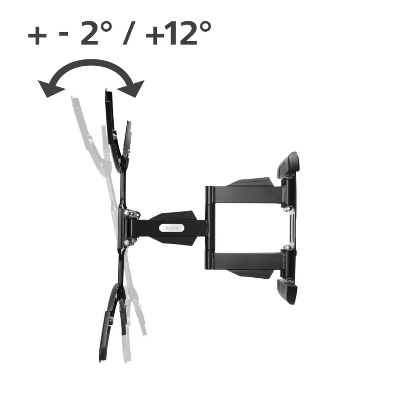 Hama Hama TV-Wandhalterung, schwenkbar, neigbar, ausziehbar, 229 cm (90") bis 50 kg – Produktbild 4 von 6