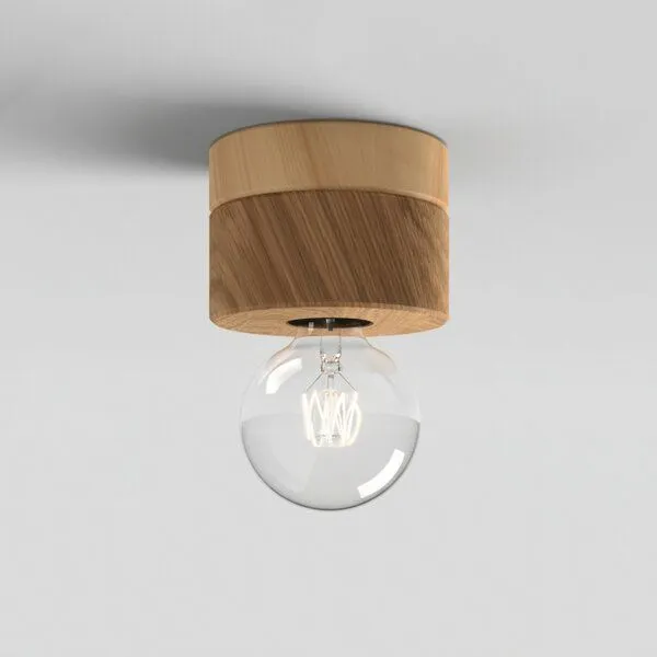 ALMUT von Wildheim ALMUT von Wildheim Deckenlampe Eichenholz, Wasabigrün, – Produktbild 1 von 4