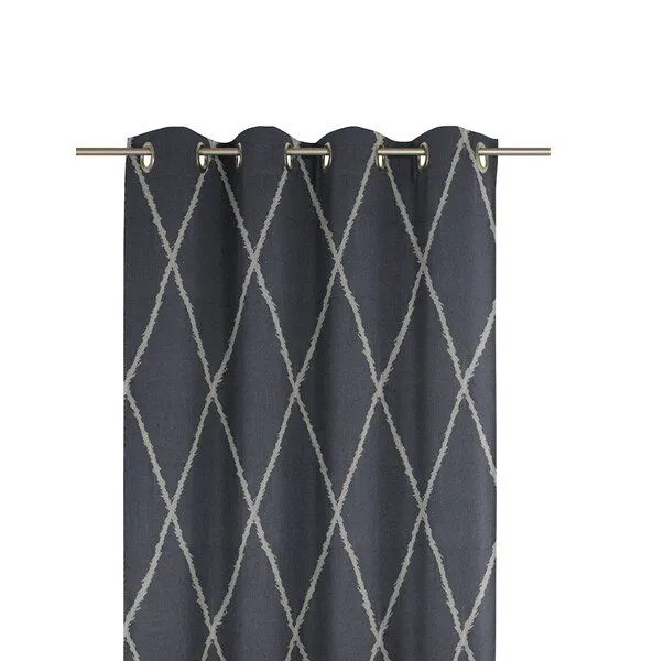 Nature by Adam Nature by Adam Vorhang aus 100% Bio-Baumwolle - Made in Germany - Casket Valdelana, Dunkelblau, – Produktbild 6 von 7