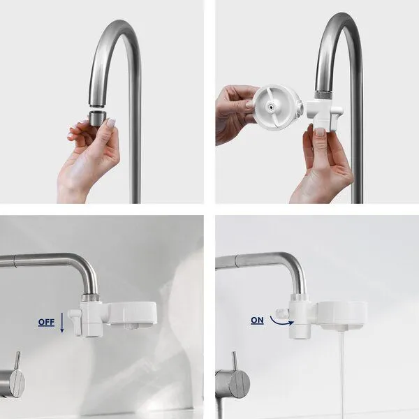 Tappwater Trinkwasserfilter Tappwater EcoPro Compact - Filtert +100 Substanzen, Weiss, – Produktbild 2 von 4