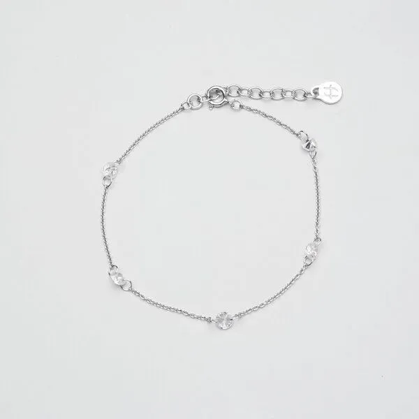 fejn jewelry fejn jewelry Armband 'sparkle' mit Zirkonia, Silber, – Produktbild 1 von 3