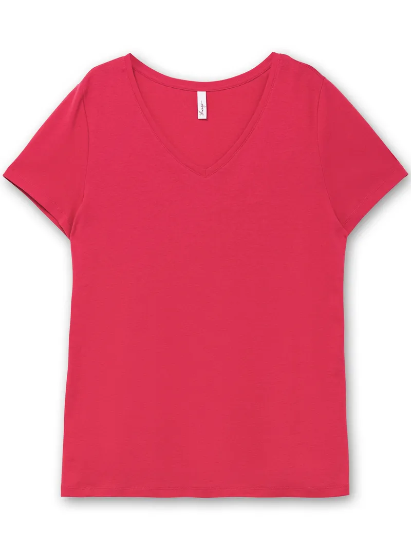 sheego T-Shirt magenta, Magenta, – Produktbild 1 von 2