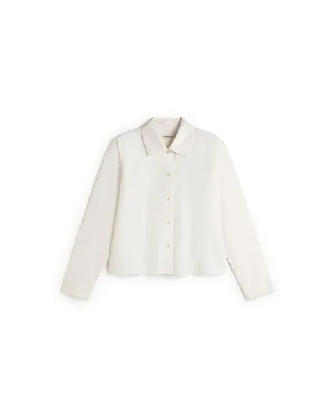 thinking mu thinking mu Damen Bluse - Duna Blouse - aus Baumwolle, White, – Produktbild 1 von 3