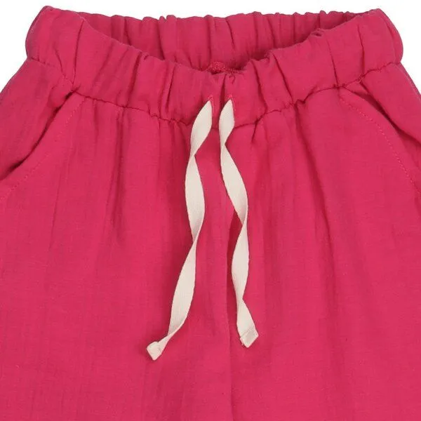 Walkiddy Kinderhose aus Bio-Baumwolle „Carmine“ pink, weiche Sweatpants von Walkiddy für Alltag & Spielplatz – nachhaltige, hautfreundliche & langlebige Qualität von Walkiddy, Blau, – Produktbild 3 von 3