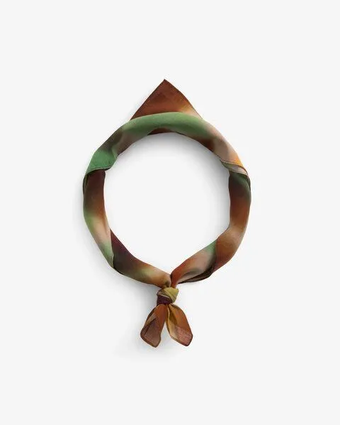 Rotholz Rotholz Tuch Flowery Bandana, Grün (fall leaves), – Produktbild 1 von 4