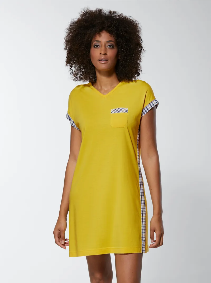 wäschepur Sleepshirt gelb, Gelb, – Produktbild 1 von 3