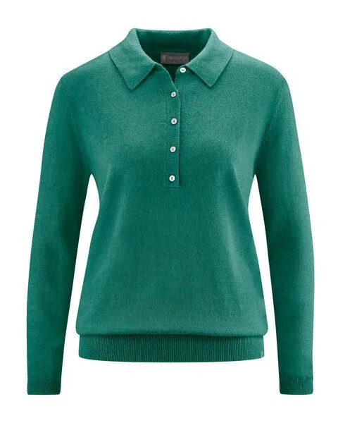 HempAge HempAge Edler Pullover Hanf/Biobaumwolle, Jungle (grün), – Produktbild 1 von 4