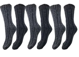 Bruno Barella Bruno Barella Norweger Strick-Socken mit Schafwolle im 6er Pack – Produktbild 1 von 1