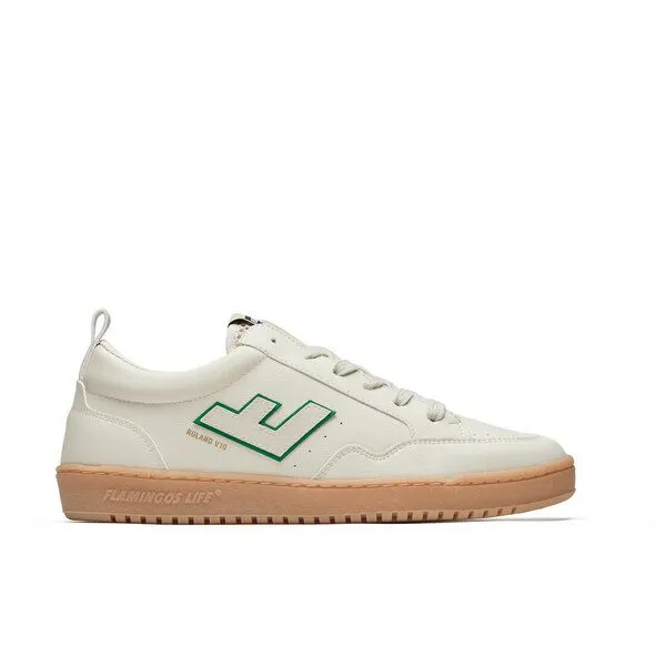 Flamingos Life Flamingos' Life Veganer Sneaker Damen und Herren Roland V.10 Gesso Green Naturale – Produktbild 1 von 4