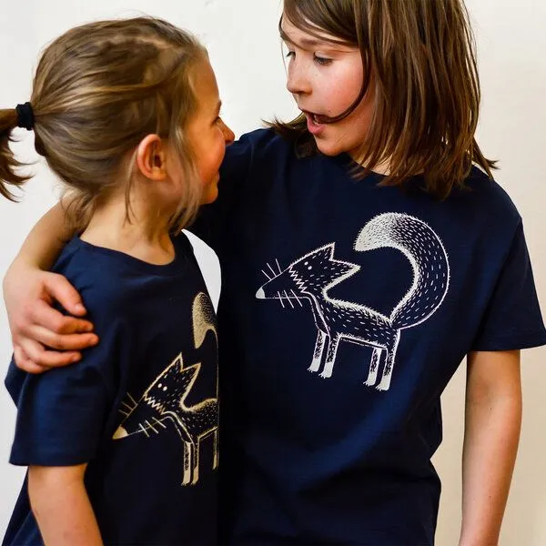 Cmig Cmig Kinder T-Shirt Franzi Fuchs, Navy (blau), – Produktbild 1 von 4