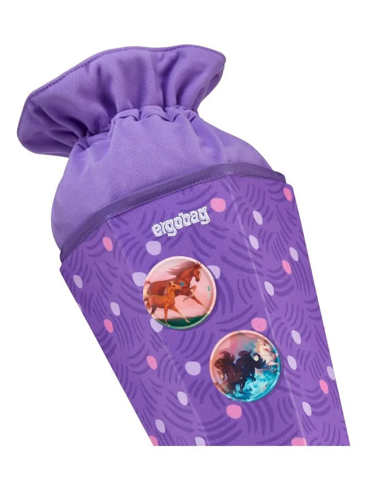 Ergobag Ergobag Schultüte Schultüte, 2-in-1 Funktion: Schultüte oder Aufbewahrungsbeutel, Lila, – Produktbild 7 von 8