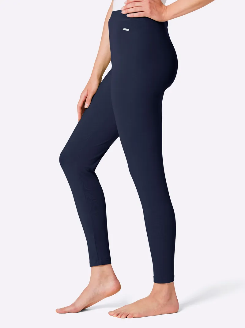 feel good Leggings marine, Marine, – Produktbild 1 von 2