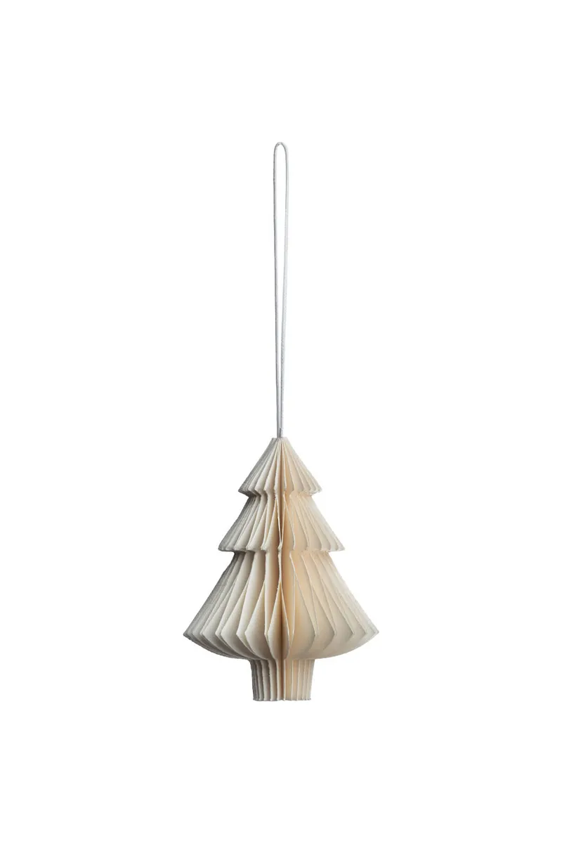 Tranquillo Papieranhänger WHITE TREE - klein - white – Produktbild 1 von 2