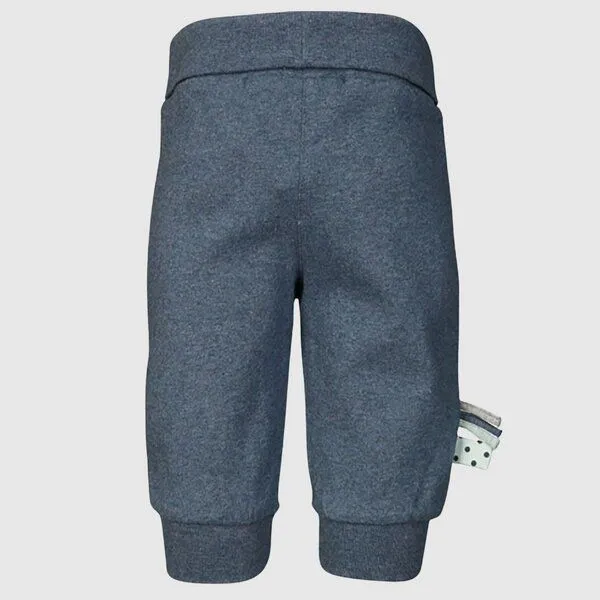 OrganicEra Baby-Hose mit Gummiband 'OrganicEra' aus Bio-Baumwolle, Blau, – Produktbild 2 von 4