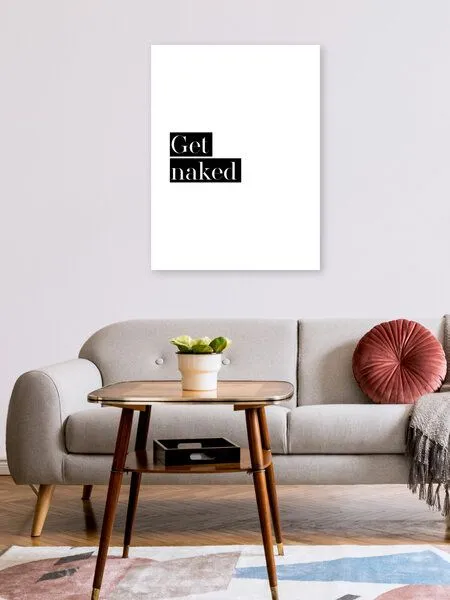 Photocircle Photocircle Poster / Leinwandbild - Get Naked No4 – Produktbild 2 von 4