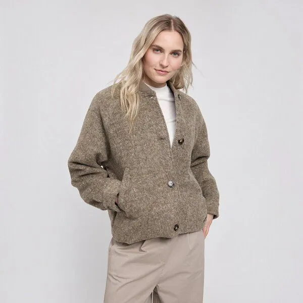 Mazine Mazine Vegan Wool Bomber – Produktbild 2 von 4