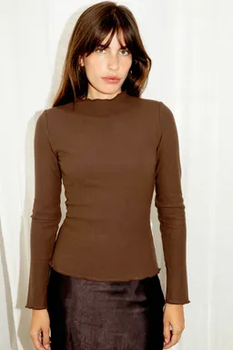 Avani Avani Damen vegan Top Mimosa Braun – Produktbild 1 von 1