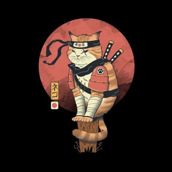 Photocircle Photocircle Poster / Leinwandbild - Shinobi Cat – Produktbild 1 von 1