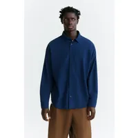 thinking mu Thinking MU Herren vegan Hemd Haru Aus Seersucker Oversize Blau – Produktbild 1 von 1