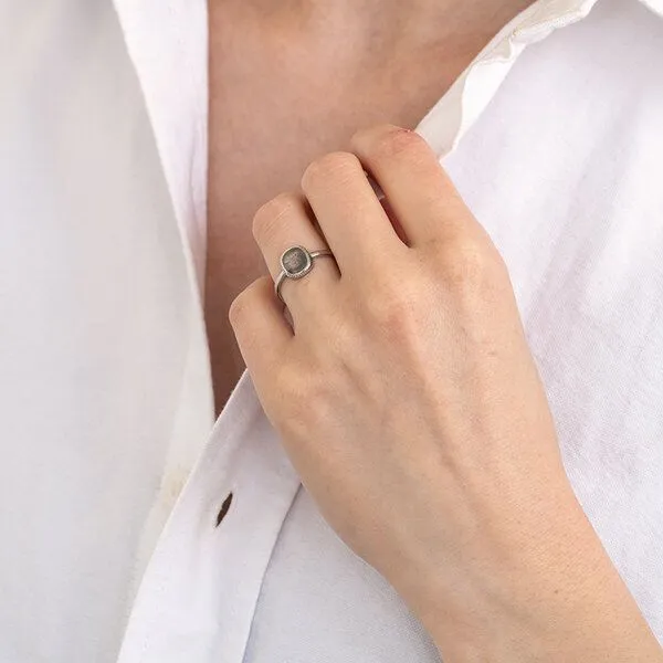 Eppi Eppi Ring mit Salt and Pepper Diamanten Esther, Rosa, – Produktbild 4 von 4