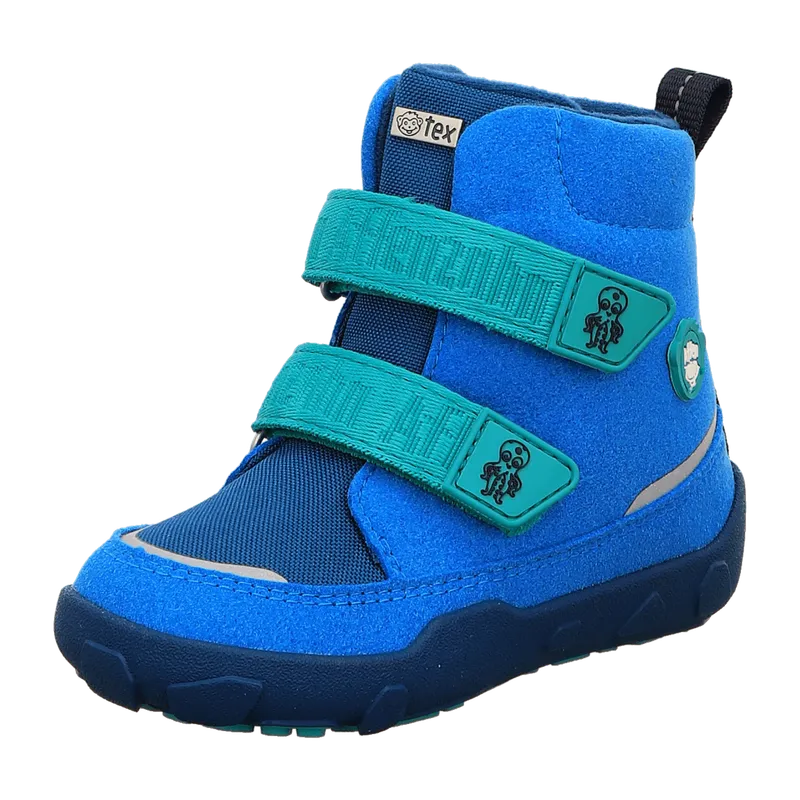 Affenzahn Affenzahn Klettstiefel für Jungen, türkis, Größe 32 EU, Türkis, – Produktbild 1 von 7