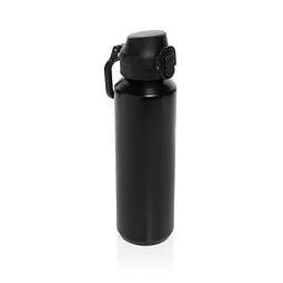 XD Collection Via RCS Re-Steel Sportflasche mit Verschluss, 600ml, schwarz – Produktbild 1 von 1
