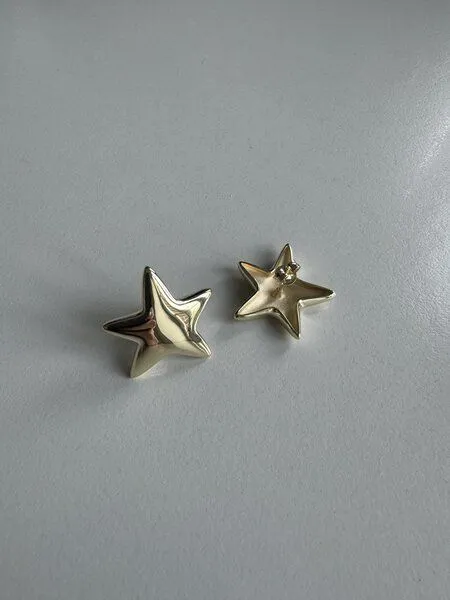 noemvri fashion label noemvri fashion label Stern Ohrstecker big, Gold, – Produktbild 1 von 3