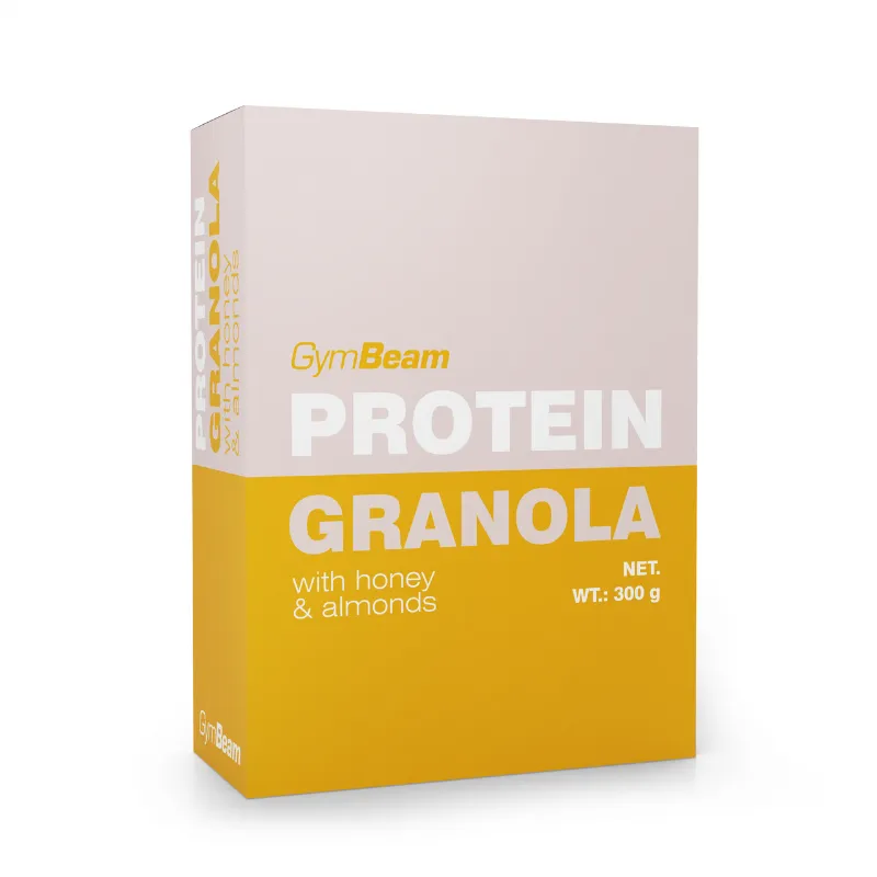 GymBeam Food GymBeam Protein-Granola mit Honig und Mandeln 300 g – Produktbild 1 von 1