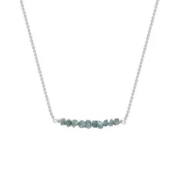 Eppi Eppi Goldener Choker mit blauen ungeschliffenen Diamanten Inaku – Produktbild 1 von 1