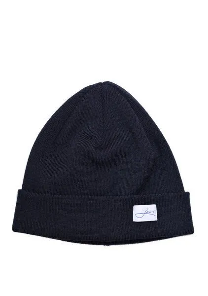Lou-i Lou-i Baumwollmütze Made in Germany - Bequeme Wintermütze, Dunkelblau, – Produktbild 8 von 8