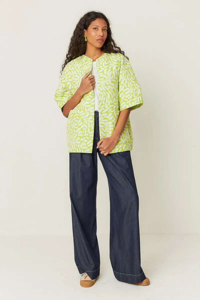 SKFK SKFK Damen vegan Blazer Kanala, Gelb, – Produktbild 2 von 2