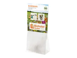 Bio Blumensaatkugel mit 1-4 farbigem Aufdruck – Produktbild 1 von 1