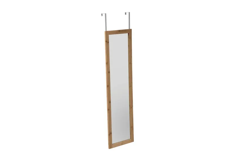 5five Simply Smart Wandspiegel Türspiegel, hoch, Bambusrahmen, 110 x 30 x 1,5 cm, Braun, – Produktbild 1 von 2