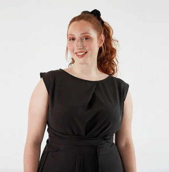 WiDDA berlin WiDDA berlin "Adele" Kleid aus TENCEL®, Schwarz, – Produktbild 4 von 4