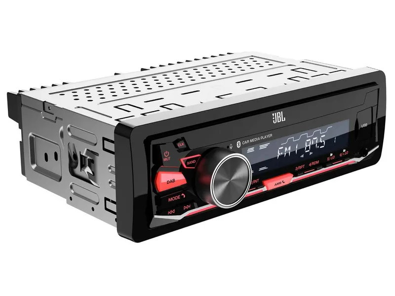 JBL JBL Celebrity 350D 1-DIN MP3-Autoradio mit Bluetooth / DAB / USB / AUX-IN Autoradio (RDS, AM/FM Radio, Animiertes Display, 1 DIN), Schwarz, – Produktbild 2 von 4