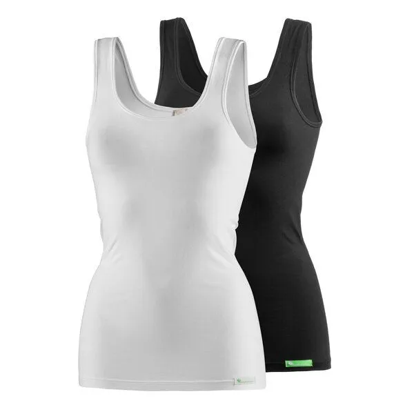 kleiderhelden kleiderhelden LadyCover 5er Pack Unterhemd, 3x schwarz & 2x weiß, – Produktbild 2 von 4