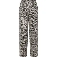 LAURIE LAURIE Damen vegan Hose Hilde Loose Mittellang Grau Sand Print – Produktbild 1 von 1